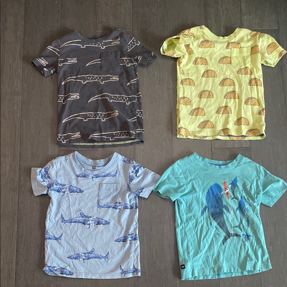 Kids Graphic T-Shirts - Set of 4 sz5